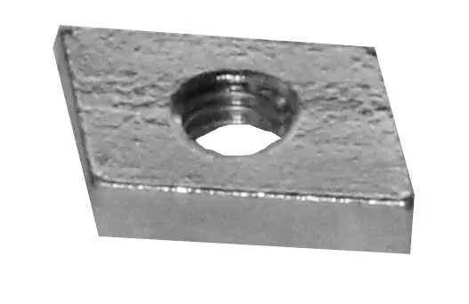 Schiebemuttern 28x30 M8; 1 VPE (100 Stück) Schiebemuttern 28x30 M8; 1 VPE (100 Stück)