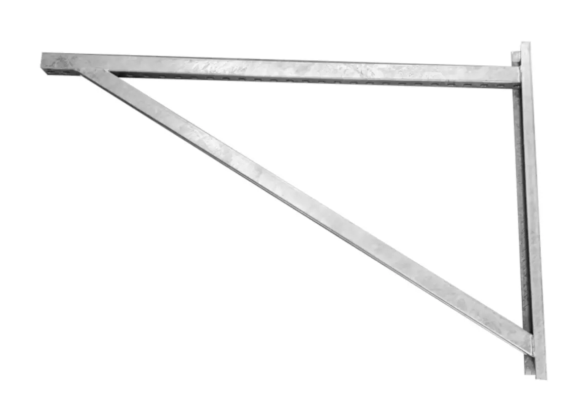 Stützkonsole MASSIV 41x41 mm, Länge 1180 mm Feuerverzinkt Stützkonsole MASSIV 41x41 mm, Länge 1180 mm Feuerverzinkt