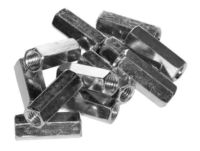 Langmuttern Sechskant M8 x 30 Edelstahl A2 (100 Stück) Langmuttern Sechskant M8 x 30 Edelstahl A2 (100 Stück)