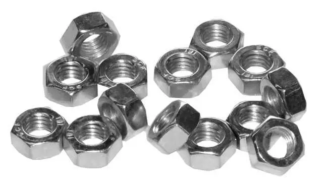 Sechskantmuttern M8, feuerverzinkt (100 Stück) Sechskantmuttern M8, feuerverzinkt (100 Stück)