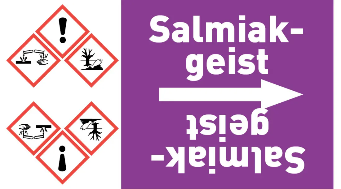 Kennzeichnungsband Salmiakgeist violett/weiß ab Ø 50 mm 33 m/Rolle Kennzeichnungsband Salmiakgeist violett/weiß ab Ø 50 mm 33 m/Rolle