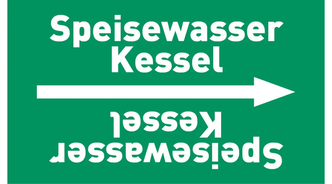Kennzeichnungsband Speisewasser Kessel grün/weiß ab Ø 50 mm 33 m/Rolle Kennzeichnungsband Speisewasser Kessel grün/weiß ab Ø 50 mm 33 m/Rolle
