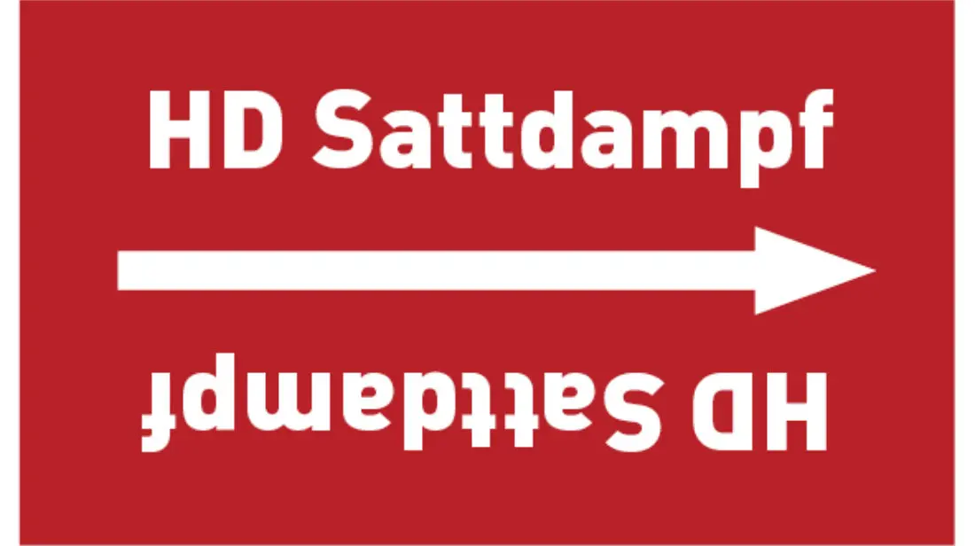 Kennzeichnungsband HD Sattdampf rot/weiß bis Ø 50 mm 33 m/Rolle Kennzeichnungsband HD Sattdampf rot/weiß bis Ø 50 mm 33 m/Rolle