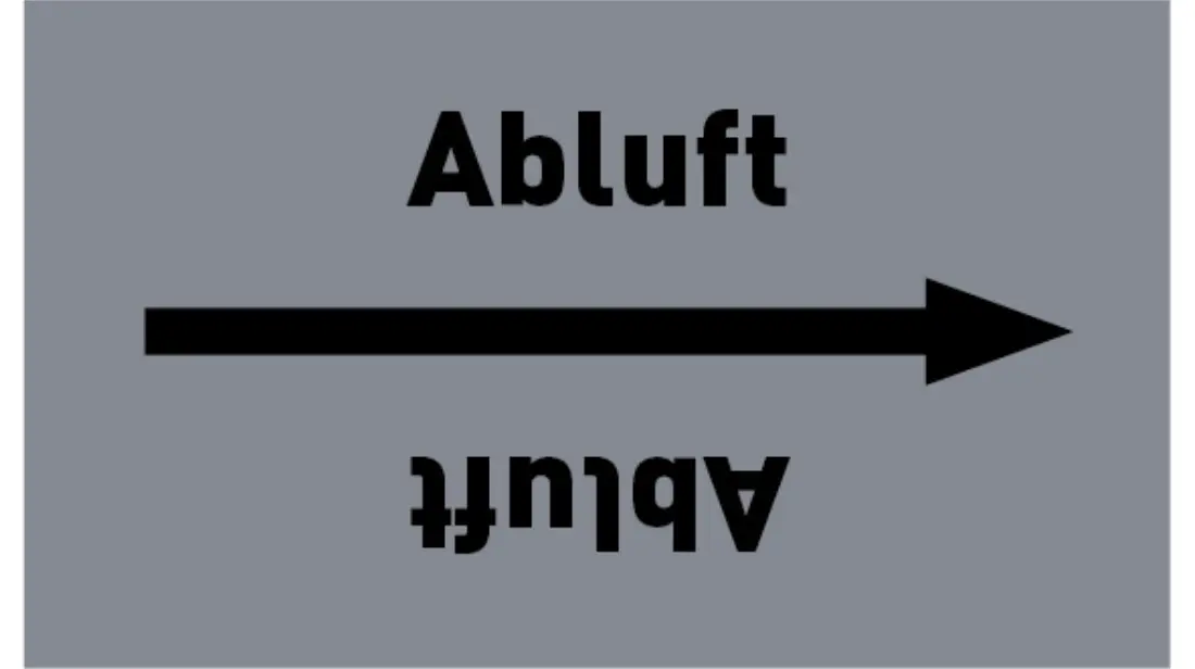 Kennzeichnungsband Abluft grau/schwarz bis Ø 50 mm 33 m/Rolle Kennzeichnungsband Abluft grau/schwarz bis Ø 50 mm 33 m/Rolle