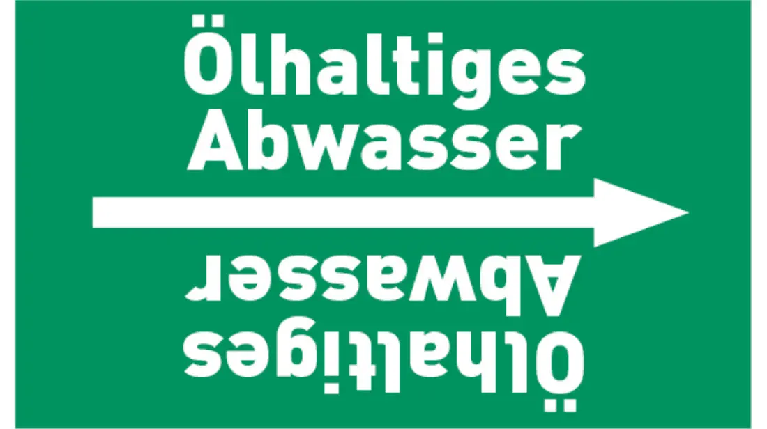 Kennzeichnungsband Ölhaltiges Abwasser grün/weiß bis Ø 50 mm 33 m/Rolle Kennzeichnungsband Ölhaltiges Abwasser grün/weiß bis Ø 50 mm 33 m/Rolle