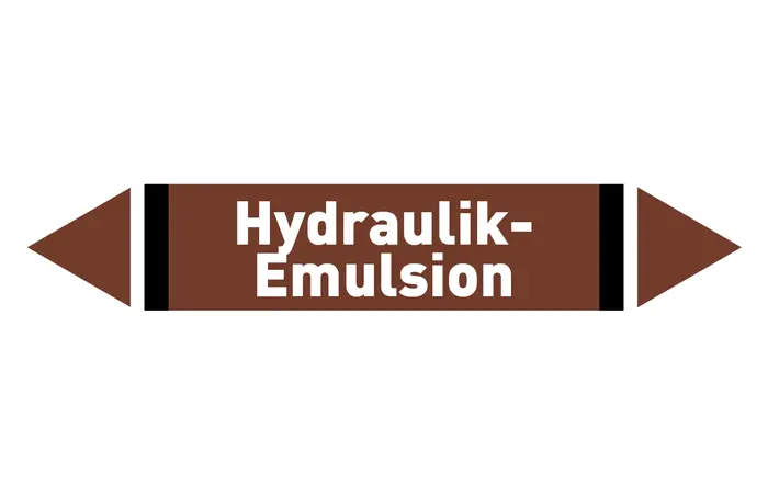Pfeil Hydraulik-Emulsion braun/weiß 125x25 mm Pfeil Hydraulik-Emulsion braun/weiß 125x25 mm