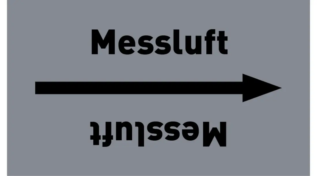 Kennzeichnungsband Messluft grau/schwarz ab Ø 50 mm 33 m/Rolle Kennzeichnungsband Messluft grau/schwarz ab Ø 50 mm 33 m/Rolle
