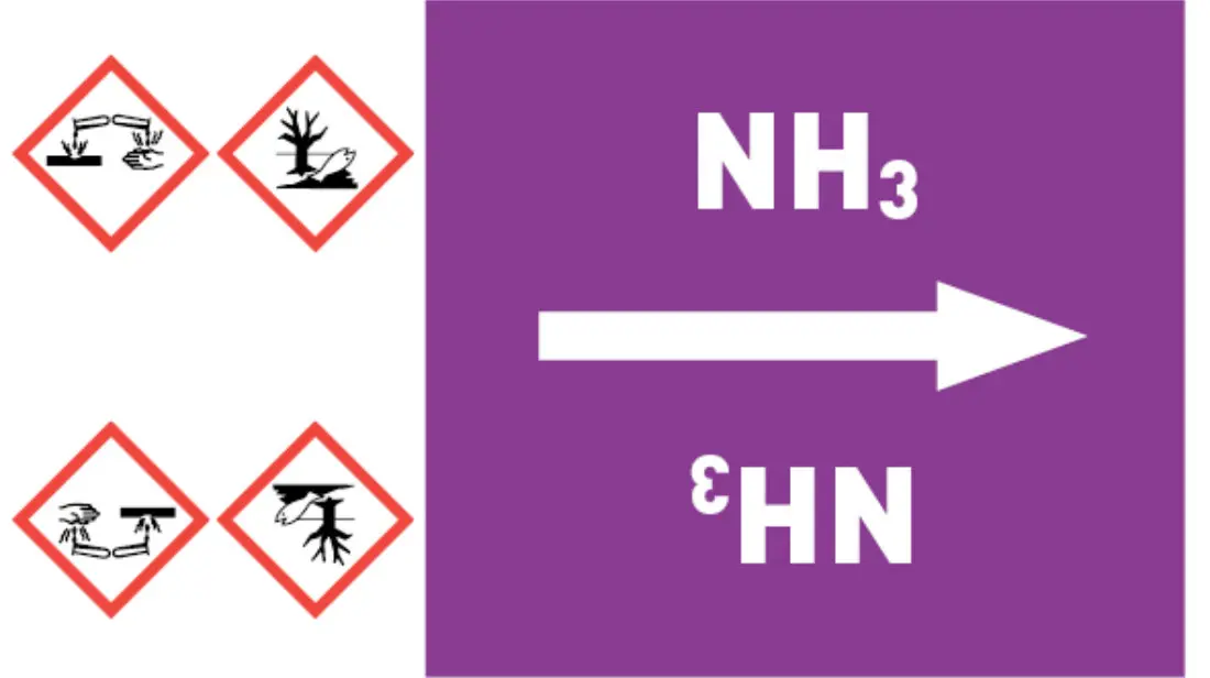 Kennzeichnungsband NH3 violett/weiß bis Ø 50 mm 33 m/Rolle Kennzeichnungsband NH3 violett/weiß bis Ø 50 mm 33 m/Rolle