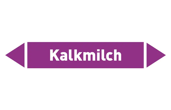 Pfeil Kalkmilch violett/weiß 215x40 mm Pfeil Kalkmilch violett/weiß 215x40 mm