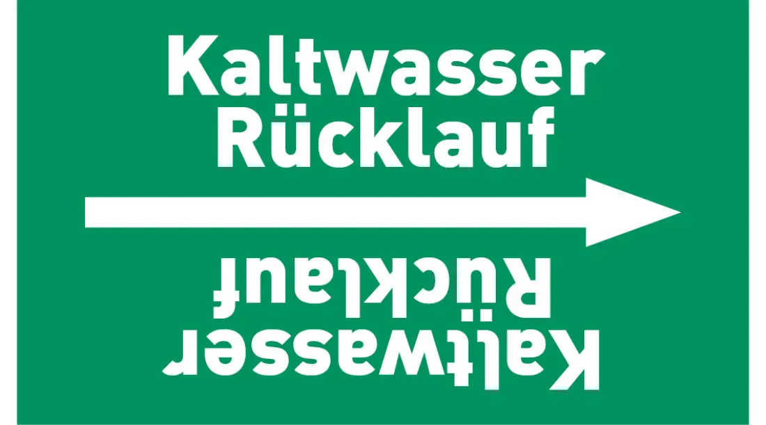 Kennzeichnungsband Kaltwasser Rücklauf grün/weiß, ab Ø 50 mm 33 m/Rolle Kennzeichnungsband Kaltwasser Rücklauf grün/weiß, ab Ø 50 mm 33 m/Rolle