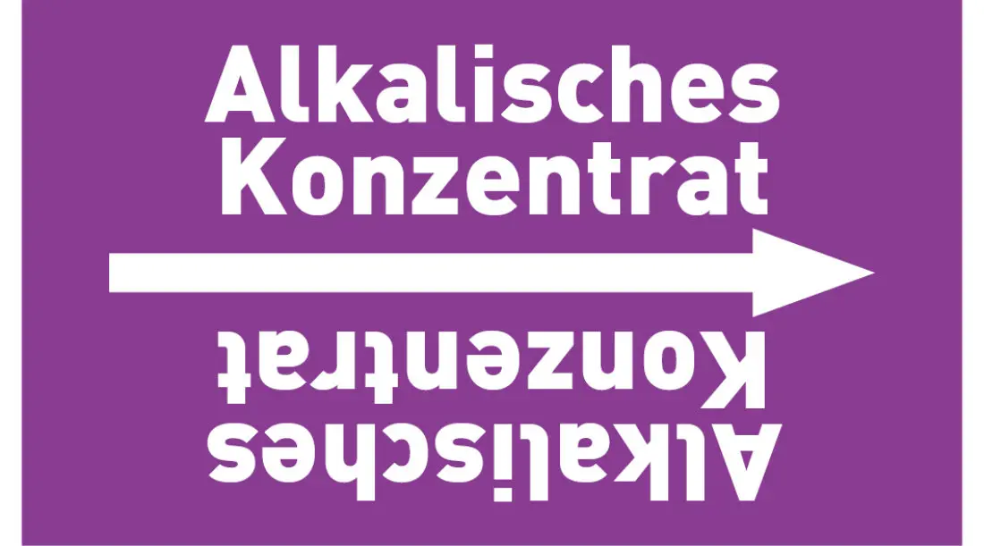 Kennzeichnungsband Alkalisches Konzentrat violett/weiß ab Ø 50 mm 33 m/Rolle Kennzeichnungsband Alkalisches Konzentrat violett/weiß ab Ø 50 mm 33 m/Rolle