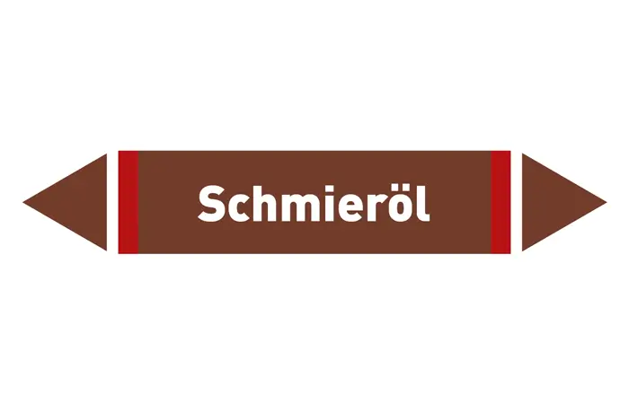 Pfeil Schmieröl braun/weiß 125x25 mm Pfeil Schmieröl braun/weiß 125x25 mm