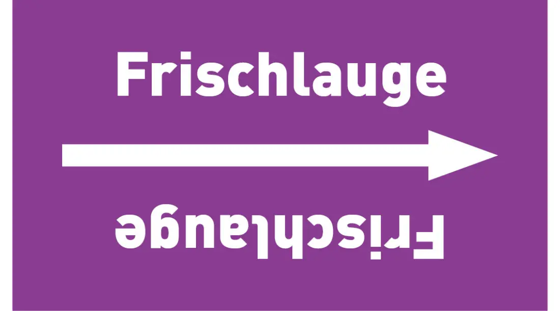 Kennzeichnungsband Frischlauge violett/weiß ab Ø 50 mm 33 m/Rolle Kennzeichnungsband Frischlauge violett/weiß ab Ø 50 mm 33 m/Rolle