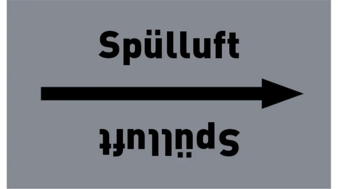 Kennzeichnungsband Spülluft grau/schwarz bis Ø 50 mm 33 m/Rolle Kennzeichnungsband Spülluft grau/schwarz bis Ø 50 mm 33 m/Rolle