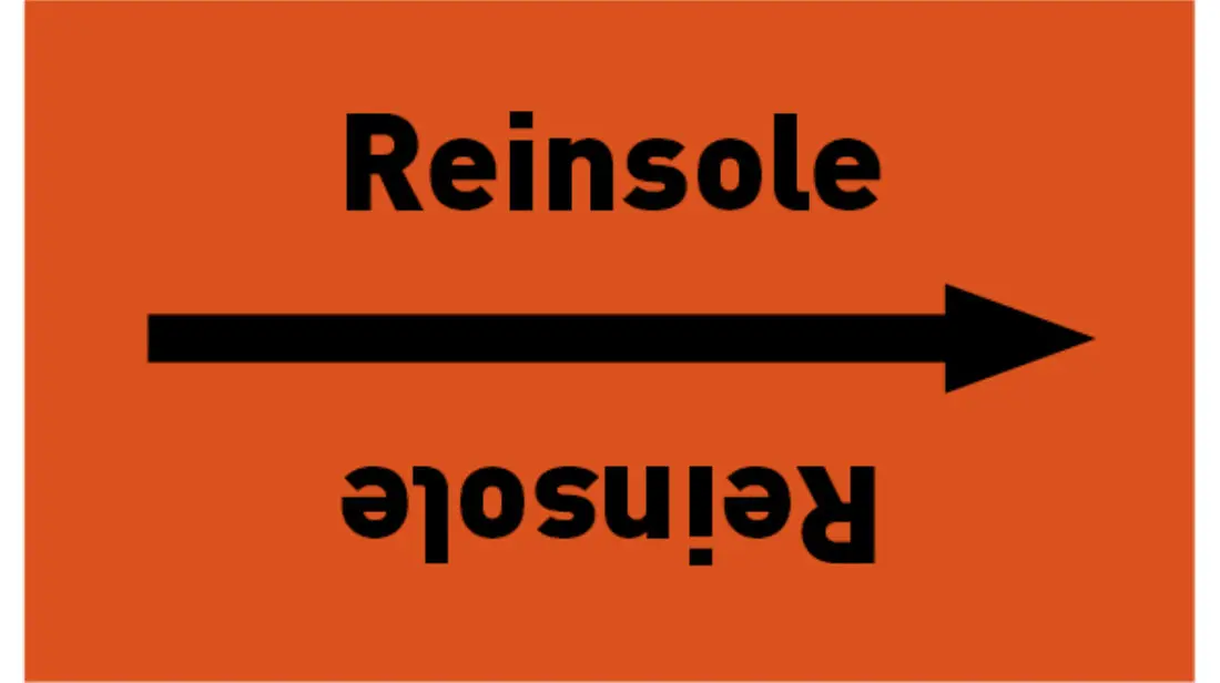 Kennzeichnungsband Reinsole orange/schwarz bis Ø 50 mm 33 m/Rolle Kennzeichnungsband Reinsole orange/schwarz bis Ø 50 mm 33 m/Rolle