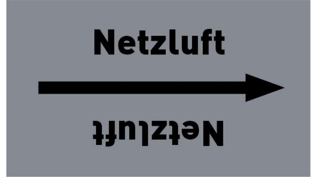 Kennzeichnungsband Netzluft grau/schwarz bis Ø 50 mm 33 m/Rolle Kennzeichnungsband Netzluft grau/schwarz bis Ø 50 mm 33 m/Rolle