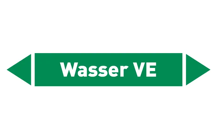 Pfeil Wasser VE grün/weiß 215x40 mm Pfeil Wasser VE grün/weiß 215x40 mm