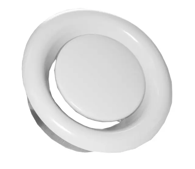 Ablufttellerventil NW 80 mm; weiß RAL 9016 Ablufttellerventil NW 80 mm; weiß RAL 9016