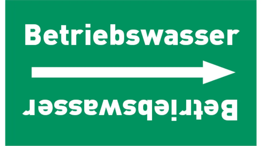Kennzeichnungsband Betriebswasser grün/weiß, bis Ø 50 mm 33 m/Rolle Kennzeichnungsband Betriebswasser grün/weiß, bis Ø 50 mm 33 m/Rolle