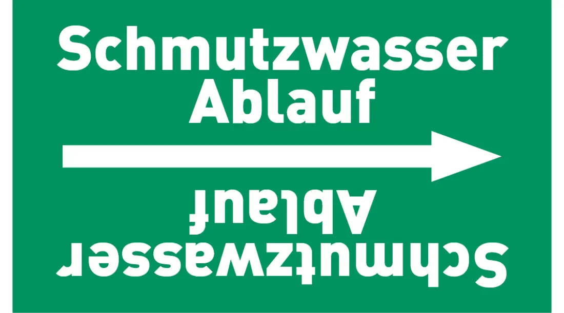 Kennzeichnungsband Schmutzwasser Ablauf grün/weiß ab Ø 50 mm 33 m/Rolle Kennzeichnungsband Schmutzwasser Ablauf grün/weiß ab Ø 50 mm 33 m/Rolle