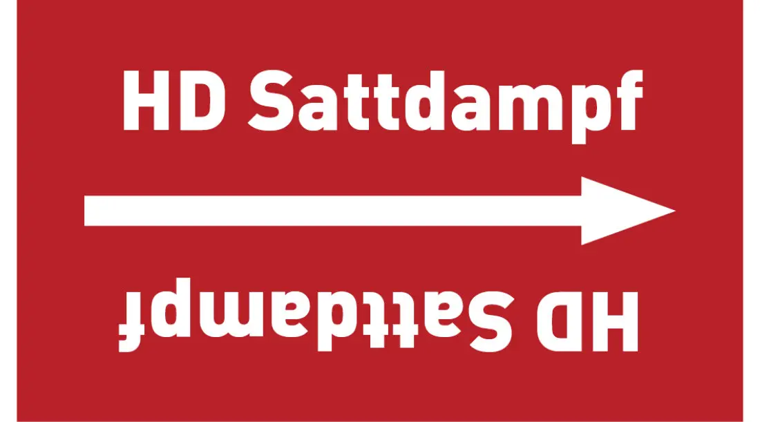 Kennzeichnungsband HD Sattdampf rot/weiß ab Ø 50 mm 33 m/Rolle Kennzeichnungsband HD Sattdampf rot/weiß ab Ø 50 mm 33 m/Rolle