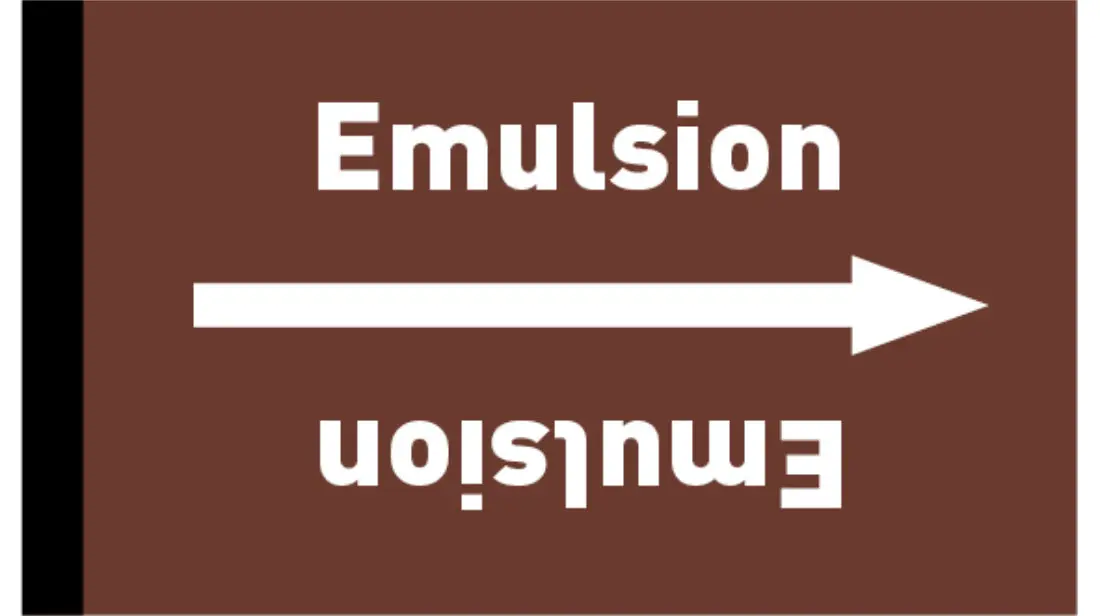 Kennzeichnungsband Emulsion braun/weiß bis Ø 50 mm 33 m/Rolle Kennzeichnungsband Emulsion braun/weiß bis Ø 50 mm 33 m/Rolle