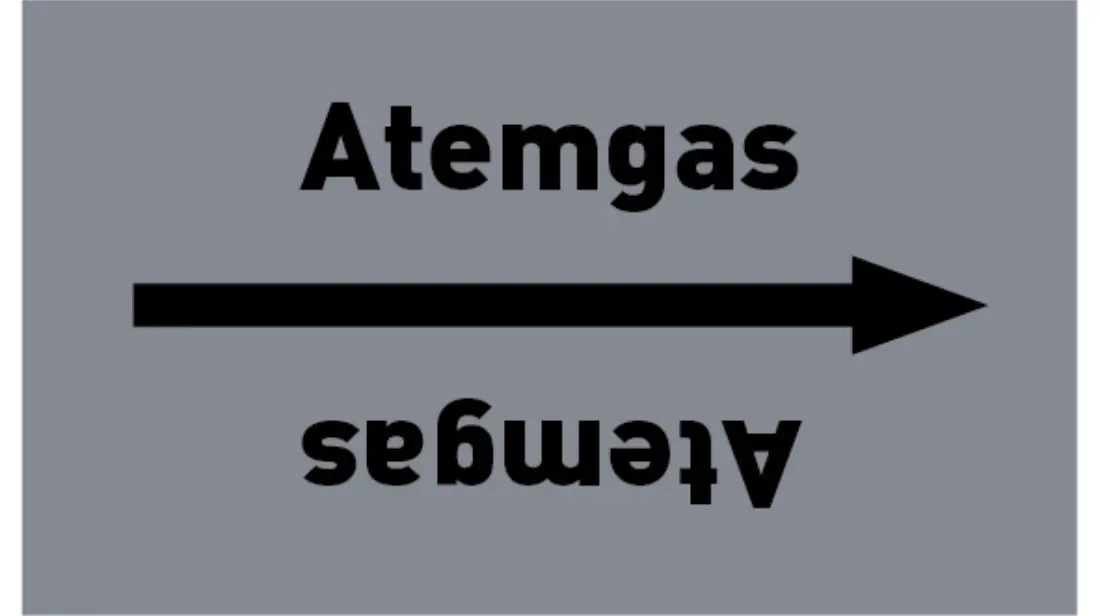 Kennzeichnungsband Atemgas grau/schwarz bis Ø 50 mm 33 m/Rolle Kennzeichnungsband Atemgas grau/schwarz bis Ø 50 mm 33 m/Rolle