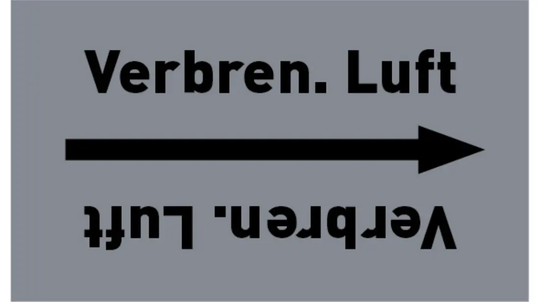 Kennzeichnungsband Verbren. Luft grau/schwarz bis Ø 50 mm 33 m/Rolle Kennzeichnungsband Verbren. Luft grau/schwarz bis Ø 50 mm 33 m/Rolle