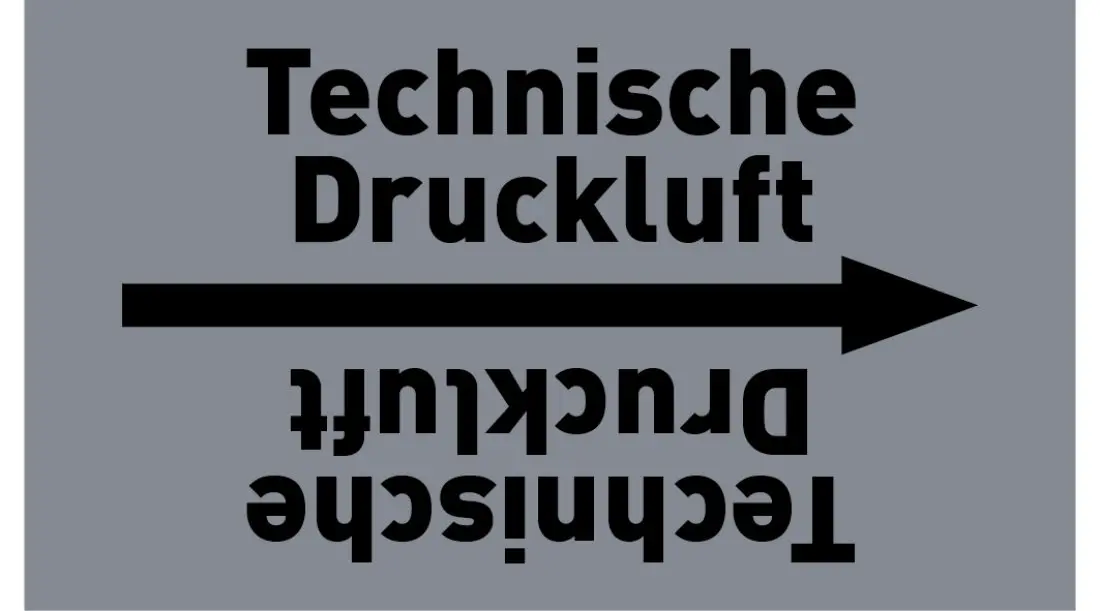 Kennzeichnungsband Technische Druckluft grau/schwarz ab Ø 50 mm 33 m/Rolle Kennzeichnungsband Technische Druckluft grau/schwarz ab Ø 50 mm 33 m/Rolle
