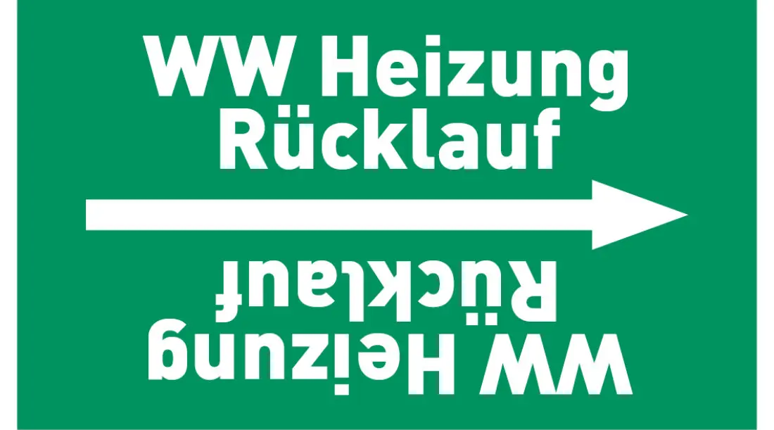 Kennzeichnungsband WW Heizung Rücklauf grün/weiß, ab Ø 50 mm 33 m/Rolle Kennzeichnungsband WW Heizung Rücklauf grün/weiß, ab Ø 50 mm 33 m/Rolle