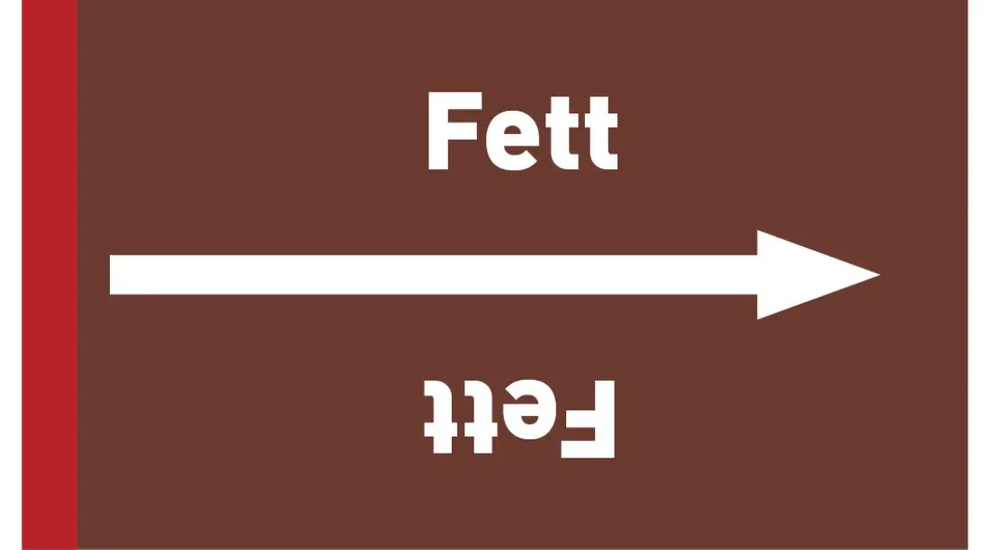 Kennzeichnungsband Fett braun/weiß ab Ø 50 mm 33 m/Rolle Kennzeichnungsband Fett braun/weiß ab Ø 50 mm 33 m/Rolle