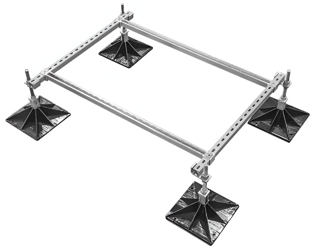 Dachmontageset 1.0x1.2 m 4 Füße, 1 Set Dachmontageset 1.0x1.2 m 4 Füße, 1 Set