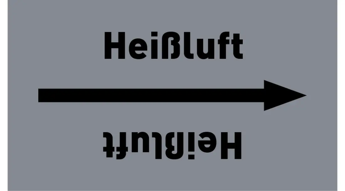 Kennzeichnungsband Heißluft grau/schwarz ab Ø 50 mm 33 m/Rolle Kennzeichnungsband Heißluft grau/schwarz ab Ø 50 mm 33 m/Rolle