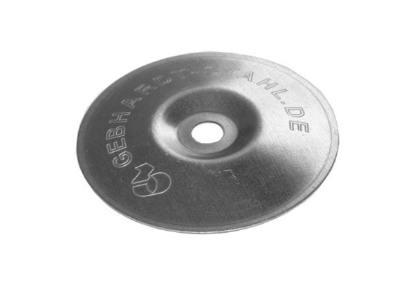 Teller M10 Durchmesser: 70 mm Stahl vz.; 1 VPE (250 Stück)