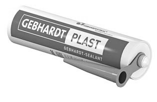 Gebhardt-PLAST Kartusche 310 ml grau VDI 6022 zertifiziert
