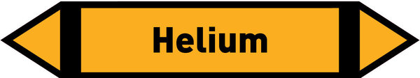 Pfeil Helium gelb/schwarz 215x40 mm