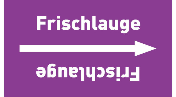 Kennzeichnungsband Frischlauge violett/weiß ab Ø 50 mm 33 m/Rolle