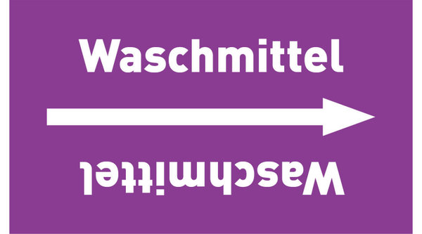 Kennzeichnungsband Waschmittel violett/weiß ab Ø 50 mm 33 m/Rolle