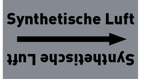 Kennzeichnungsband Synthetische Luft grau/schwarz bis Ø 50 mm 33 m/Rolle