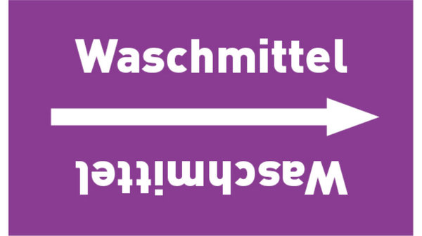 Kennzeichnungsband Waschmittel violett/weiß bis Ø 50 mm 33 m/Rolle